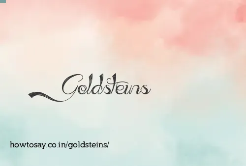 Goldsteins