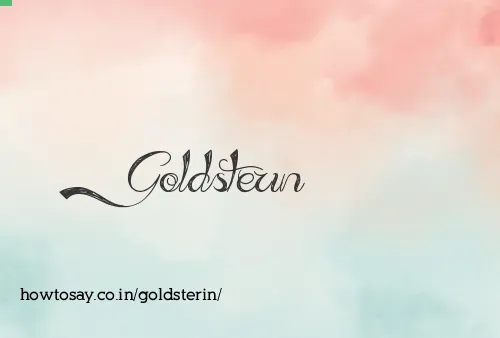 Goldsterin