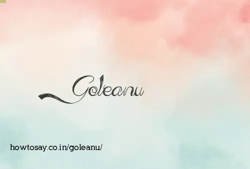 Goleanu