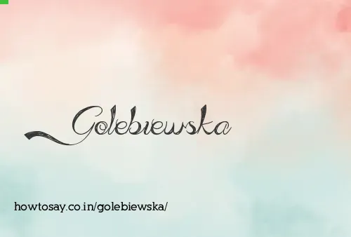 Golebiewska