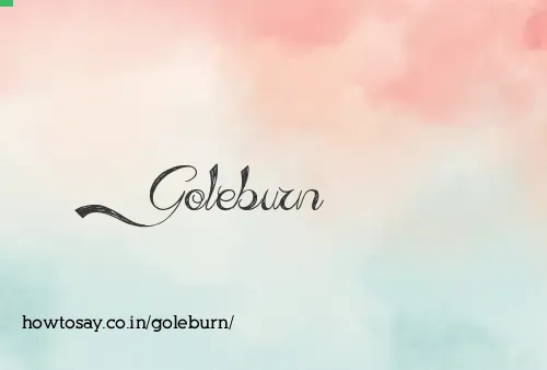 Goleburn