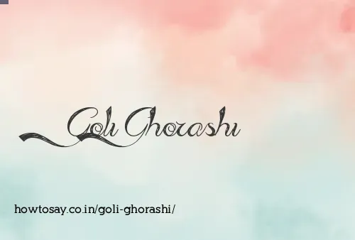 Goli Ghorashi