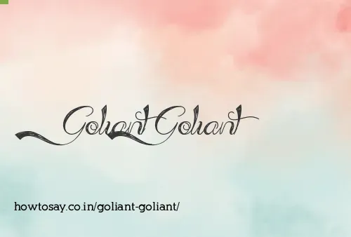 Goliant Goliant