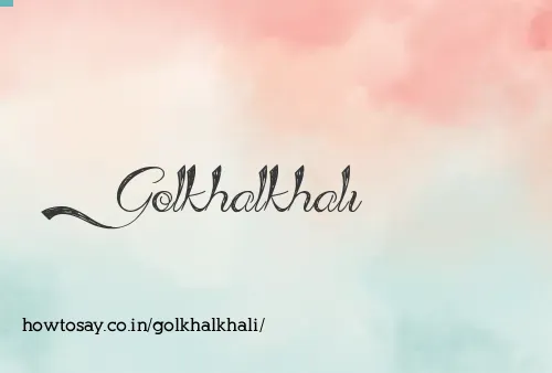Golkhalkhali