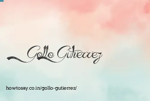 Gollo Gutierrez