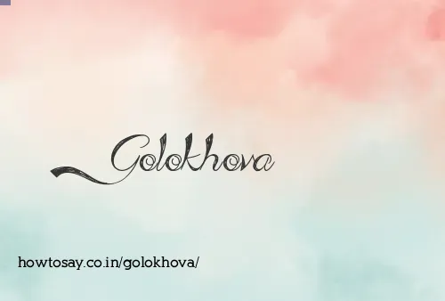 Golokhova