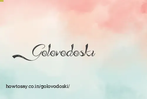 Golovodoski