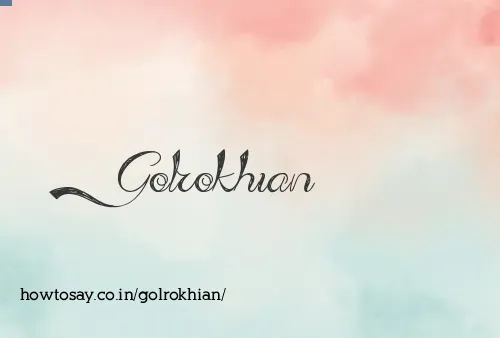 Golrokhian