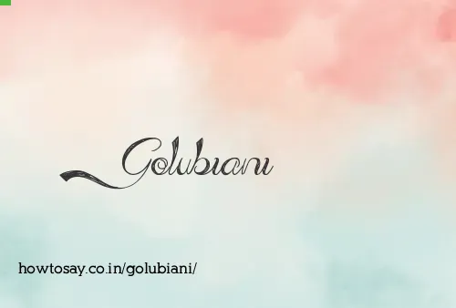 Golubiani