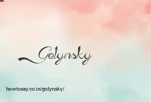 Golynsky