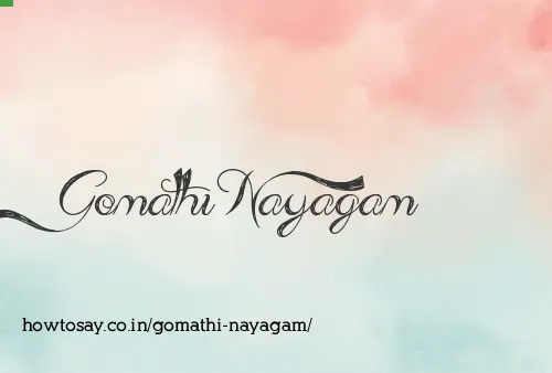 Gomathi Nayagam