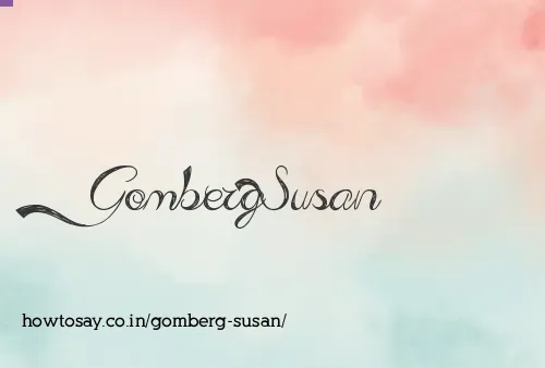 Gomberg Susan