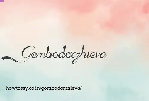 Gombodorzhieva