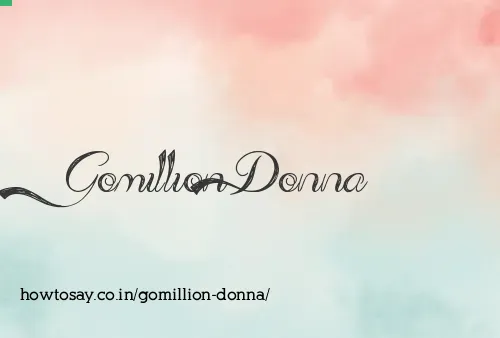 Gomillion Donna