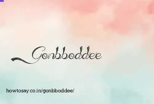 Gonbboddee