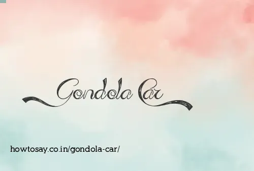 Gondola Car