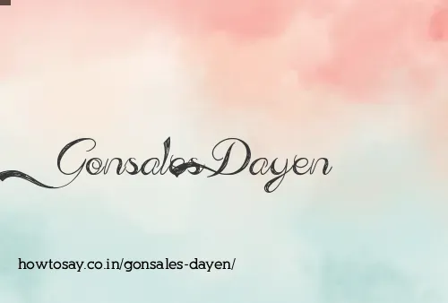 Gonsales Dayen