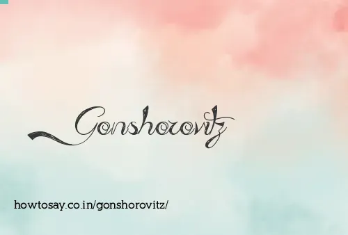 Gonshorovitz