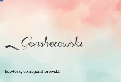Gonshorowski