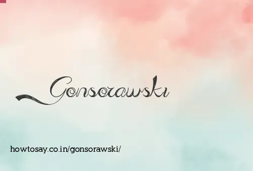 Gonsorawski