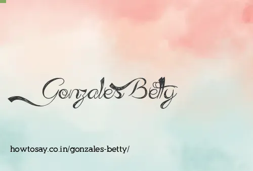 Gonzales Betty