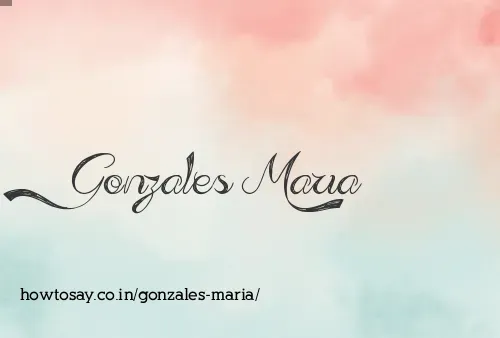 Gonzales Maria