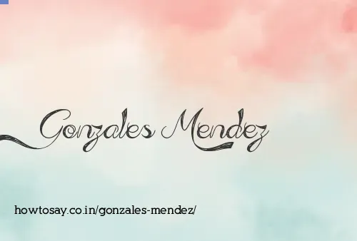Gonzales Mendez
