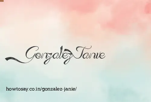 Gonzalez Janie