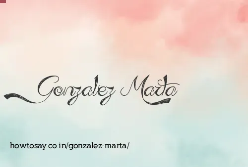 Gonzalez Marta