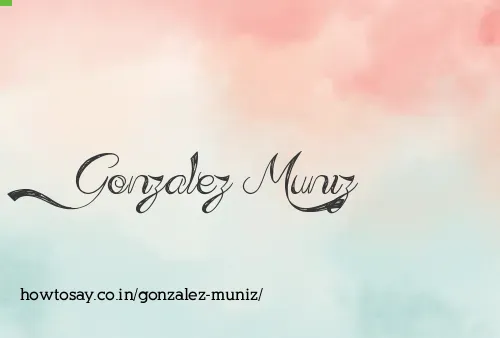 Gonzalez Muniz