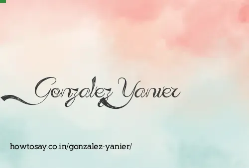 Gonzalez Yanier