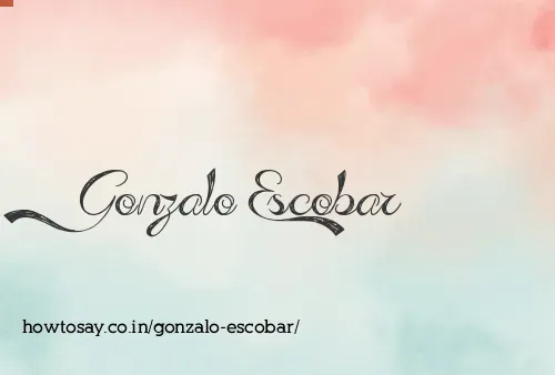 Gonzalo Escobar