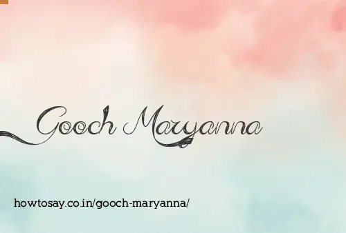 Gooch Maryanna
