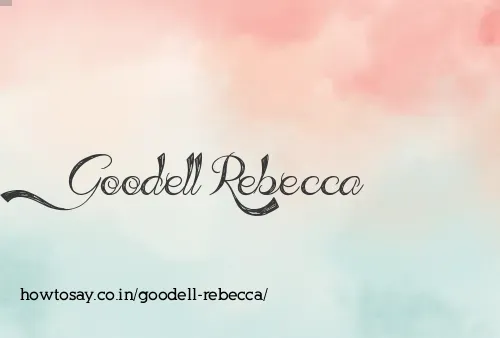 Goodell Rebecca