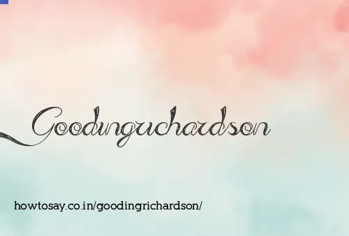 Goodingrichardson
