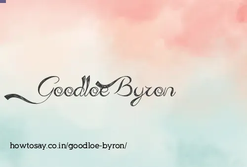 Goodloe Byron