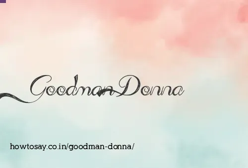Goodman Donna