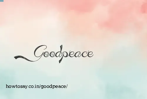 Goodpeace