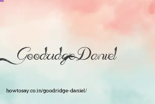 Goodridge Daniel