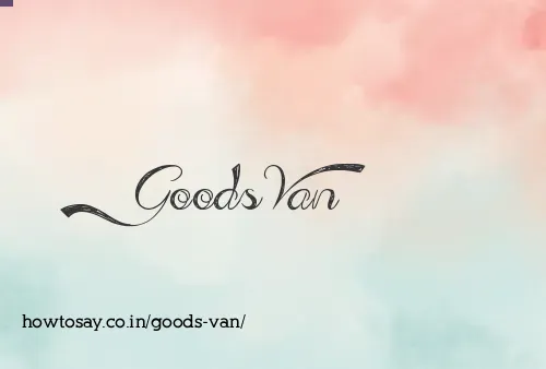 Goods Van