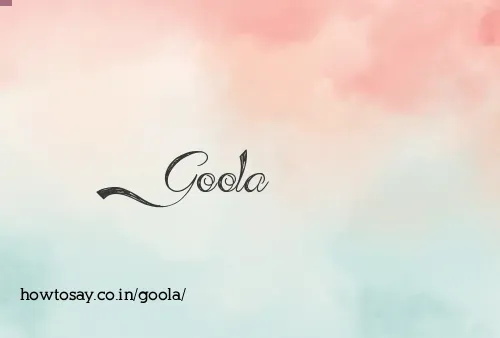 Goola
