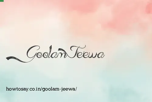 Goolam Jeewa