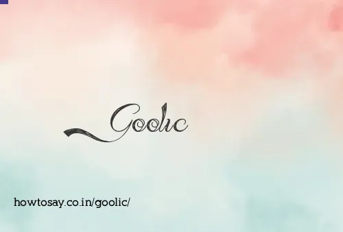 Goolic