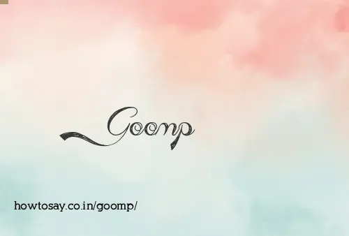Goomp