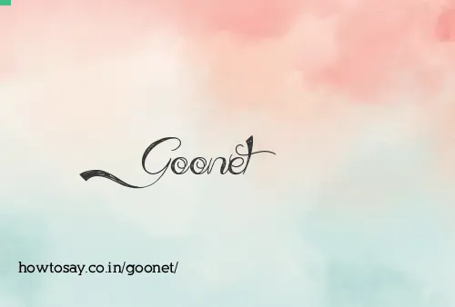 Goonet