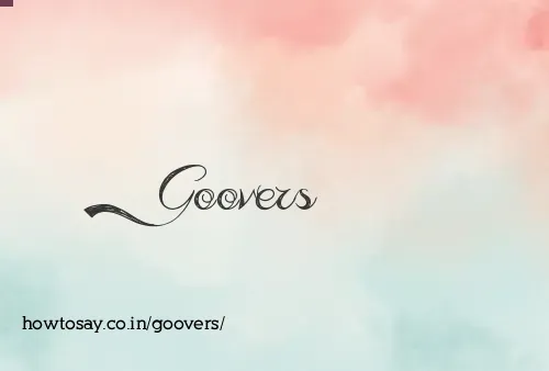 Goovers