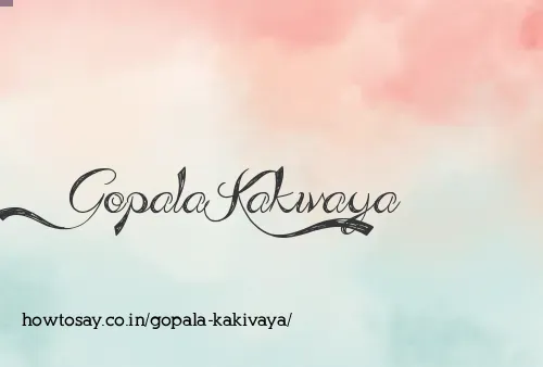 Gopala Kakivaya