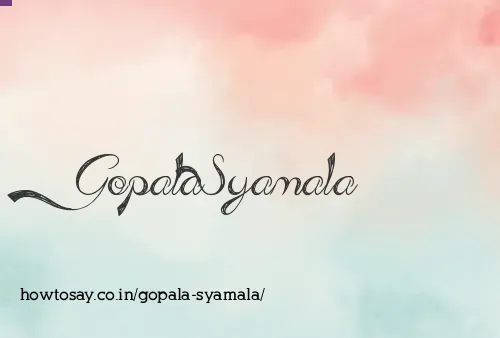 Gopala Syamala