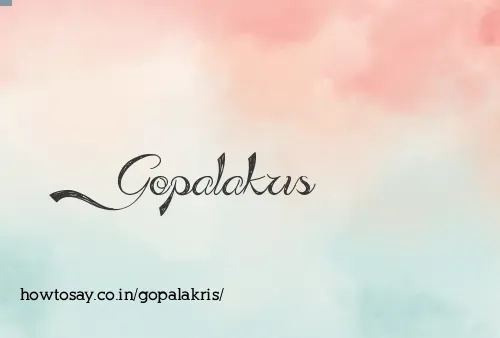 Gopalakris