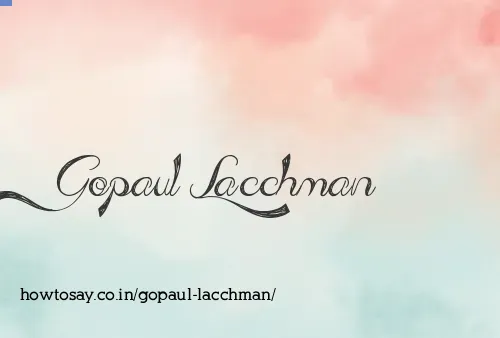 Gopaul Lacchman